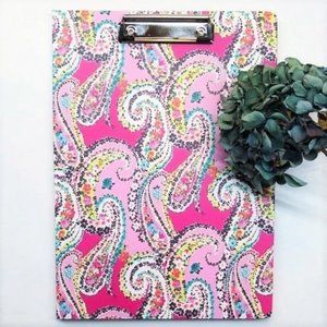 SOLD OUT! Vera Bradley Paisley Fuchsia Clipboard Folio NWT